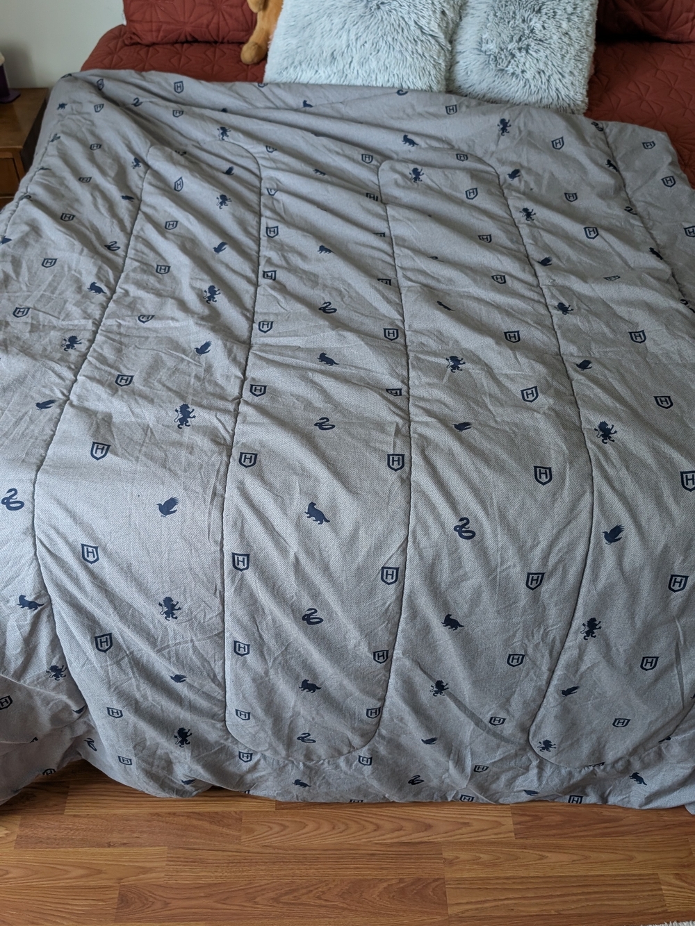 Harry Potter Twin beadspread Striped Crest Comforter - Picture 3 of 4